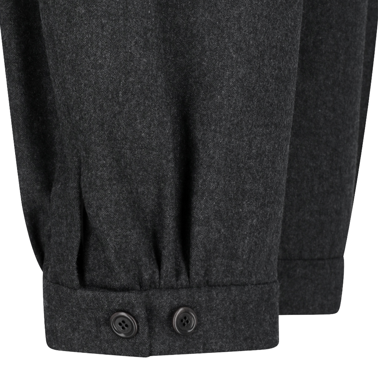 아모멘토 우먼 울 셔링 팬츠 차콜 - 26FW(Amomento Women Wool Shirring Pants Charcoal - 26FW) - 6