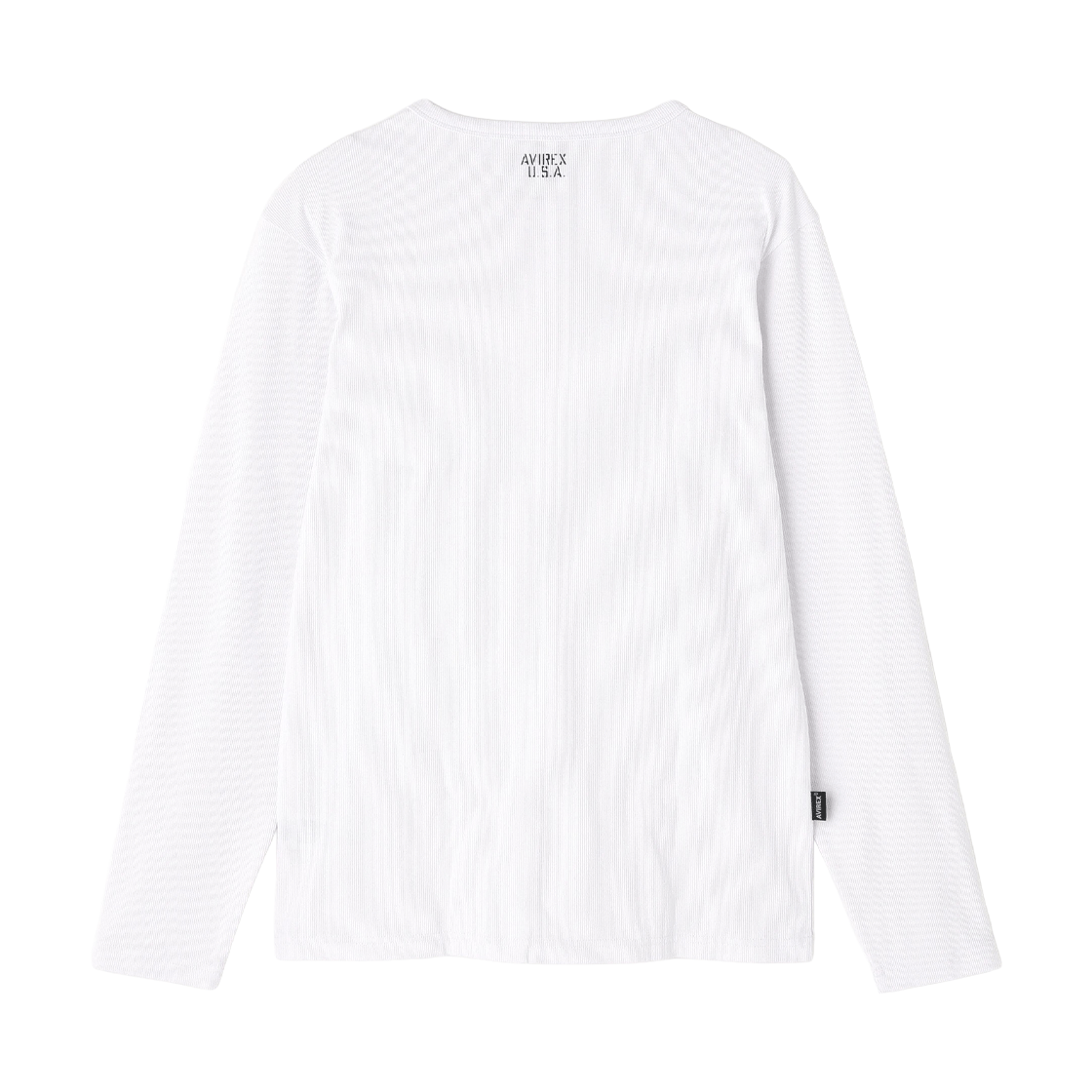 [KREAM 단독] 아비렉스 데일리 웨어 롱 슬리브 크루넥 티셔츠 화이트([KREAM 단독] Avirex Daily Wear Long Sleeve Crew Neck T-Shirt White) - 2