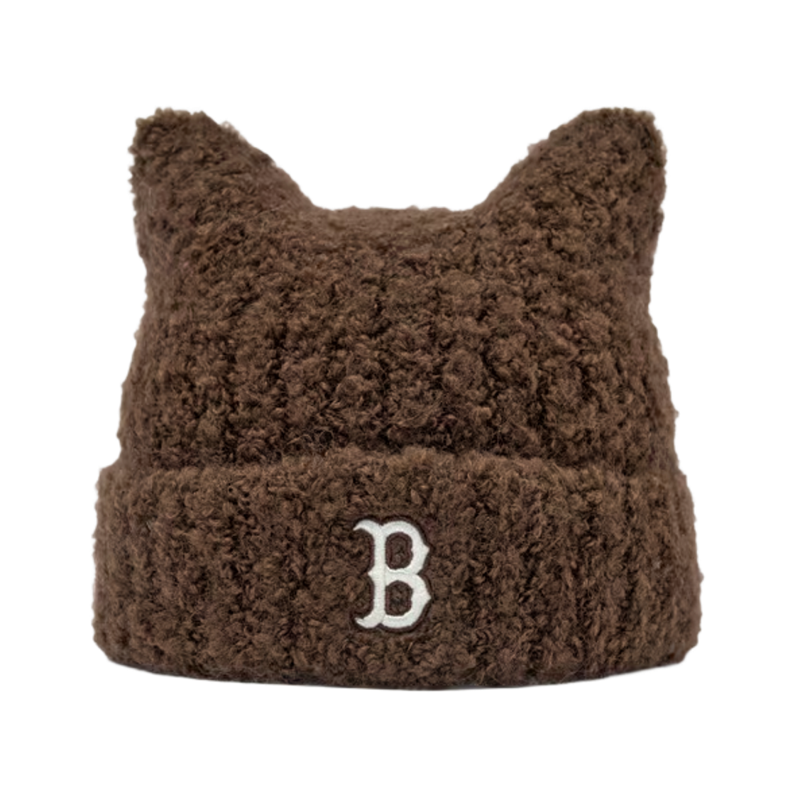 MLB 플러시 미야옹 비니 보스턴 레드삭스 브라운(MLB Plush Meowing Beanie Boston Red Sox Brown)