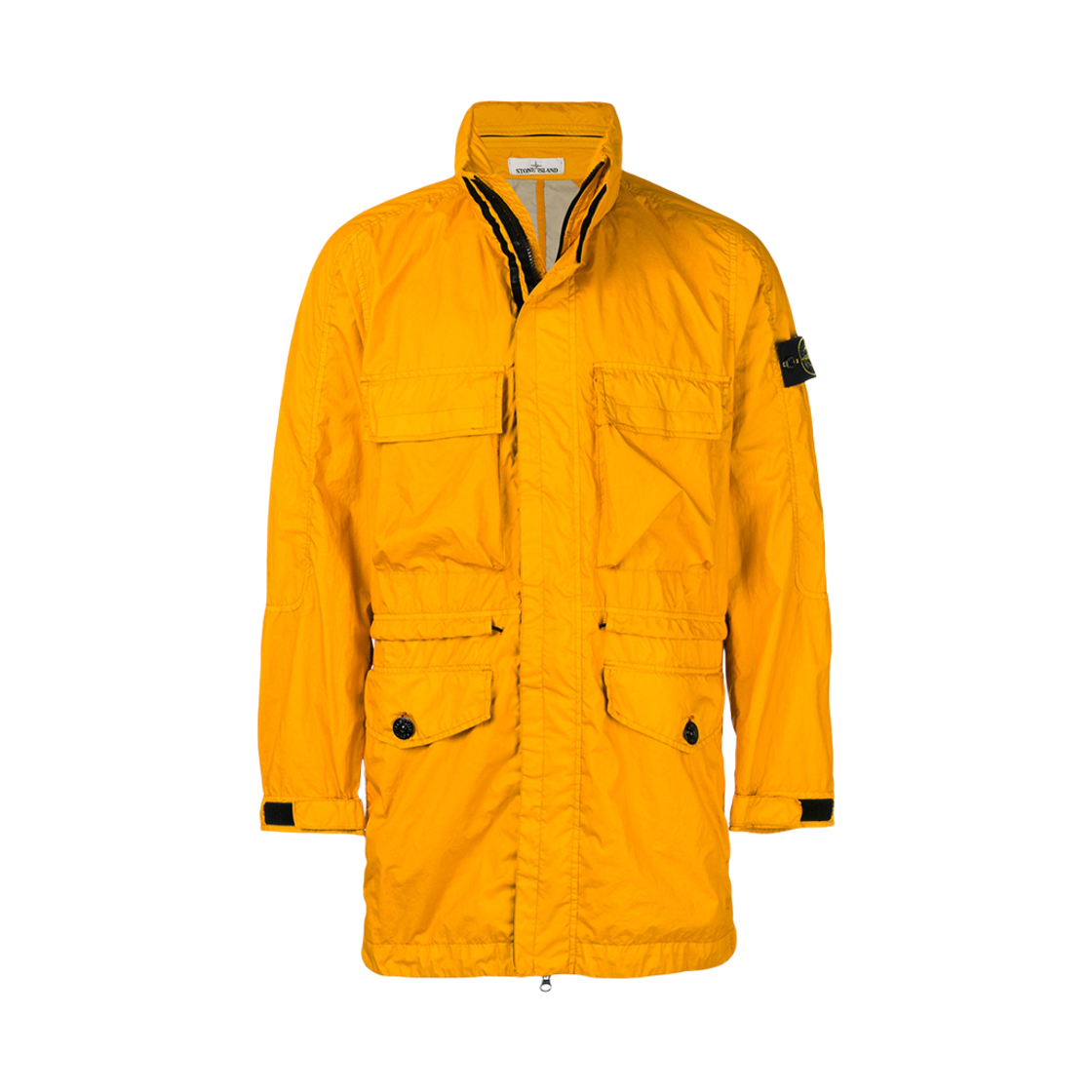 681570123 V0030 [25% 쿠폰] Stone Island 15th Anniversary Membrana Badge Jacket Yellow