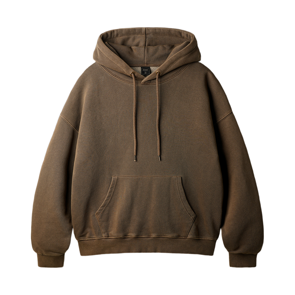 ISHD2670_brown_29 JEMUT Siena Blur Pigment Hoodie Brown ISHD2670