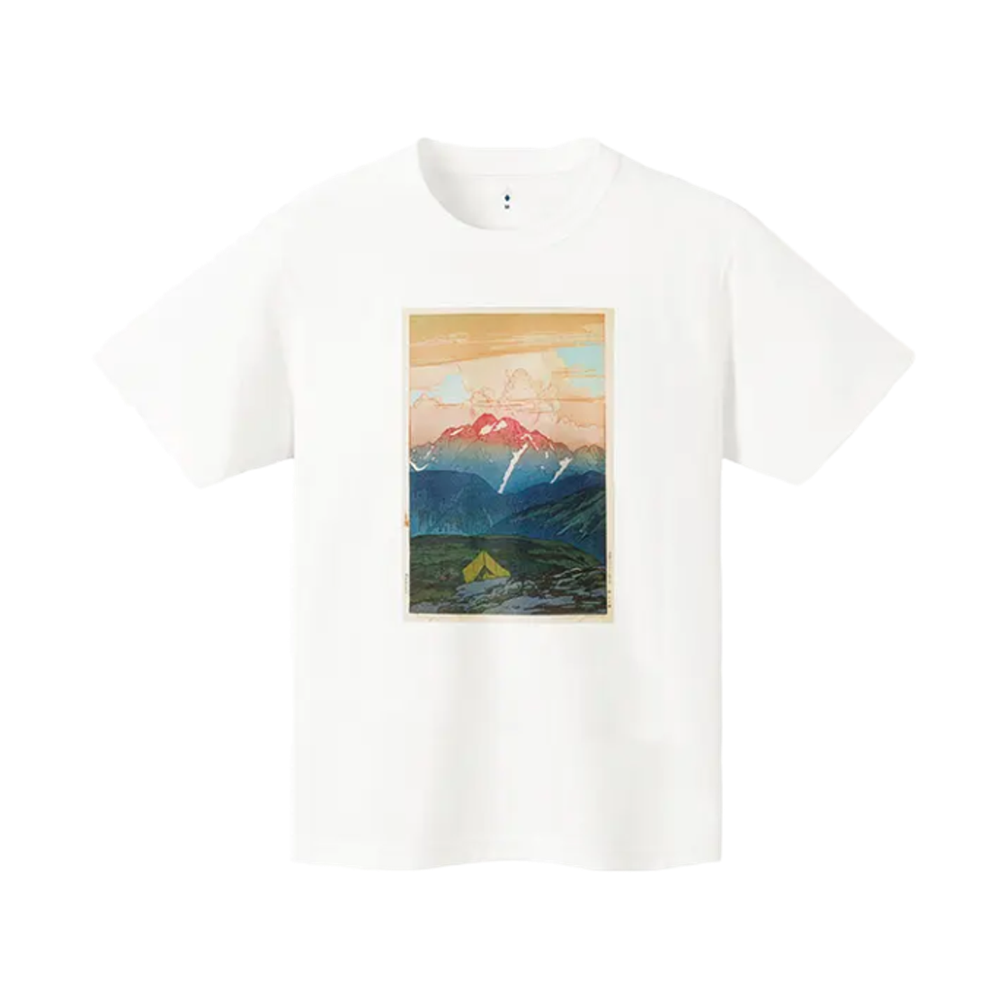 2304552 Montbell Wickron Tsurugisan No Asa T-Shirt White