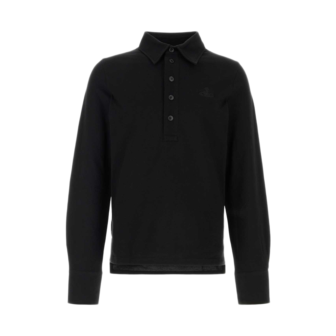 2H01000W J00AU N401 [25% 쿠폰] Vivienne Westwood Archive Rugby Long Sleeve T-Shirt Black - 26SS