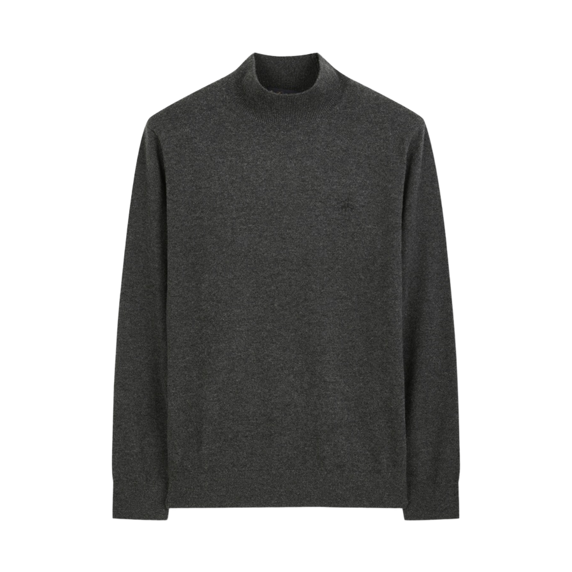 브룩스브라더스 울 캐시미어 솔리드 하프넥 스웨터 차콜(BrooksBrothers Wool Cashmere Solid Half Neck Sweater Charcoal)