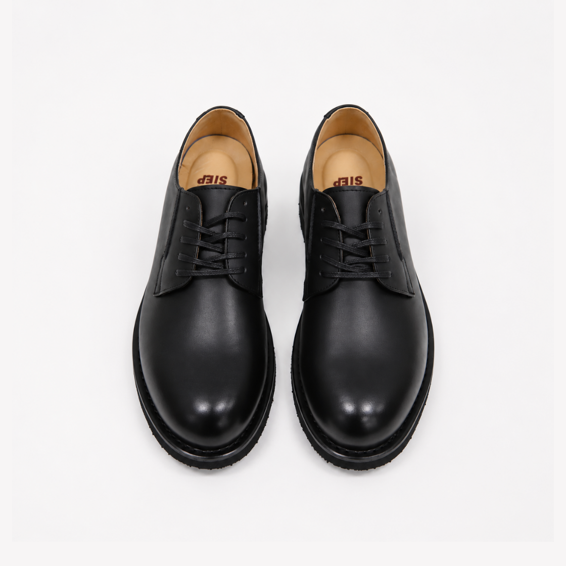 슬로우스텝 SP2604 스탠다드 더비 로퍼 카우하이드 블랙(SLOWSTEP SP2604 Standard Derby Loafer Cowhide Black) - 2
