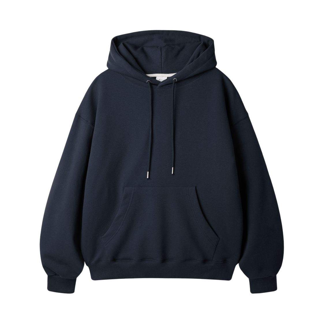 KJHD2674_navy_29 JEMUT Plain Essential Hoodie Navy KJHD2674
