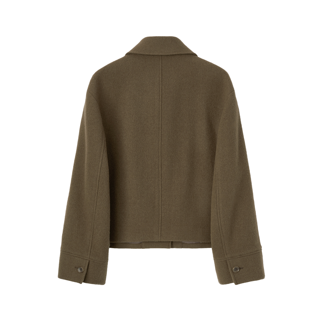 시메트릭 퍼센트 미니멀 크롭 코트 모카 브라운(symmetric percent Minimal Crop Coat Mocha Brown) - 2