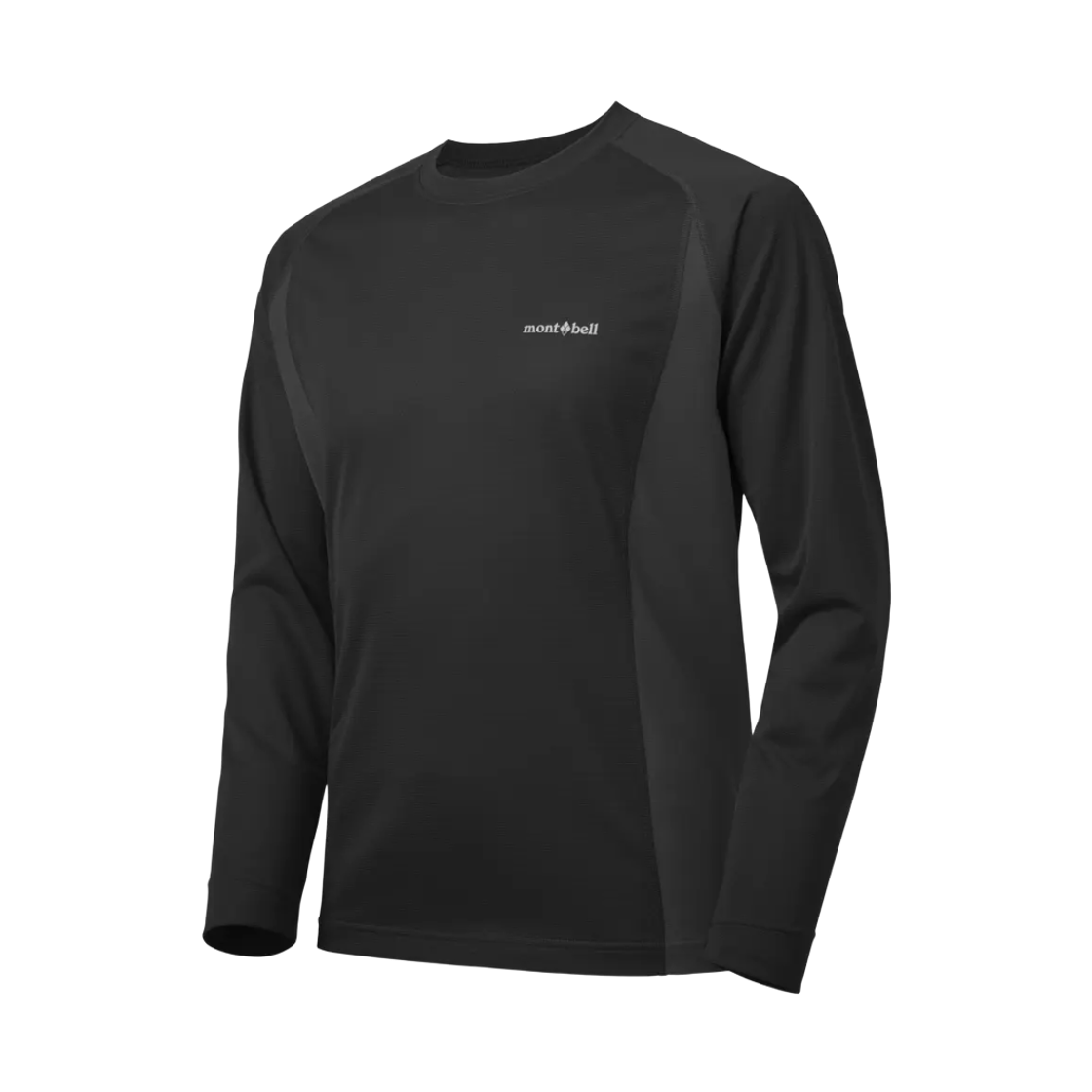 1114629 Montbell Cool Long Sleeve T-Shirt Black