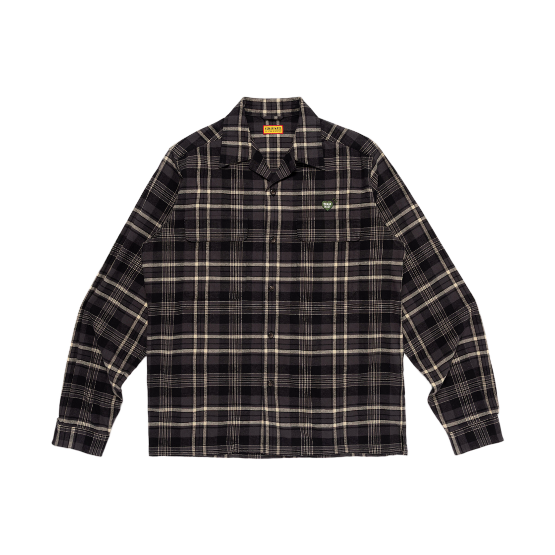 휴먼 메이드 플란넬 체크 셔츠 블랙(Human Made Flannel Check Shirt Black) - 2