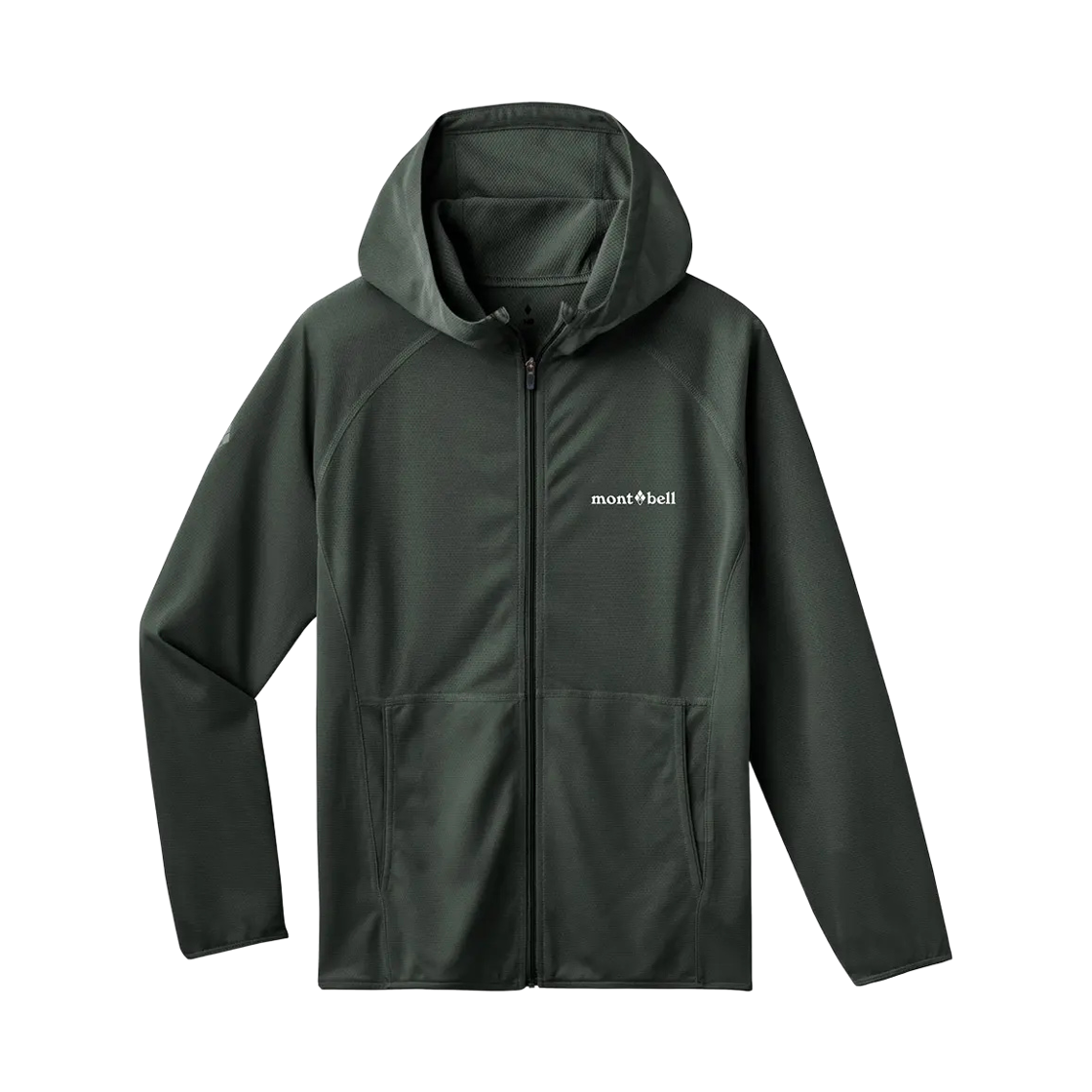 1114638 (Kids) Montbell Cool Full-Zip Hoodie Dark Gray