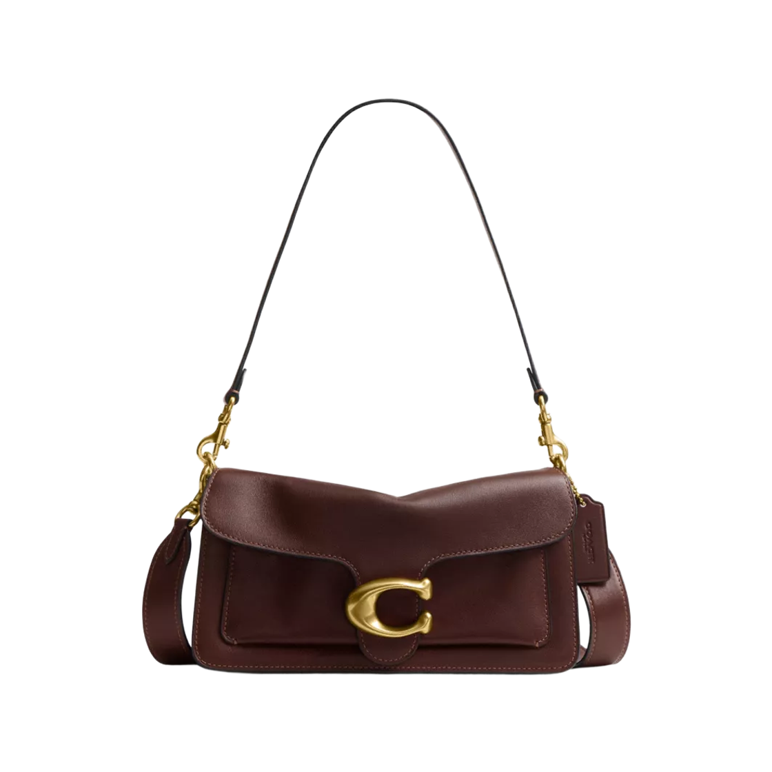 CCX04-B4MPL Coach Tabby Shoulder Bag 26 in Natural Grained Leather Brass Maple