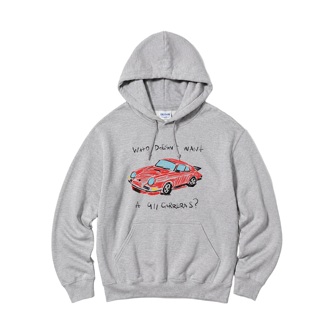 88500_copy Gildan x Vintage Collection 911 Hooded Sweatshirt Gray