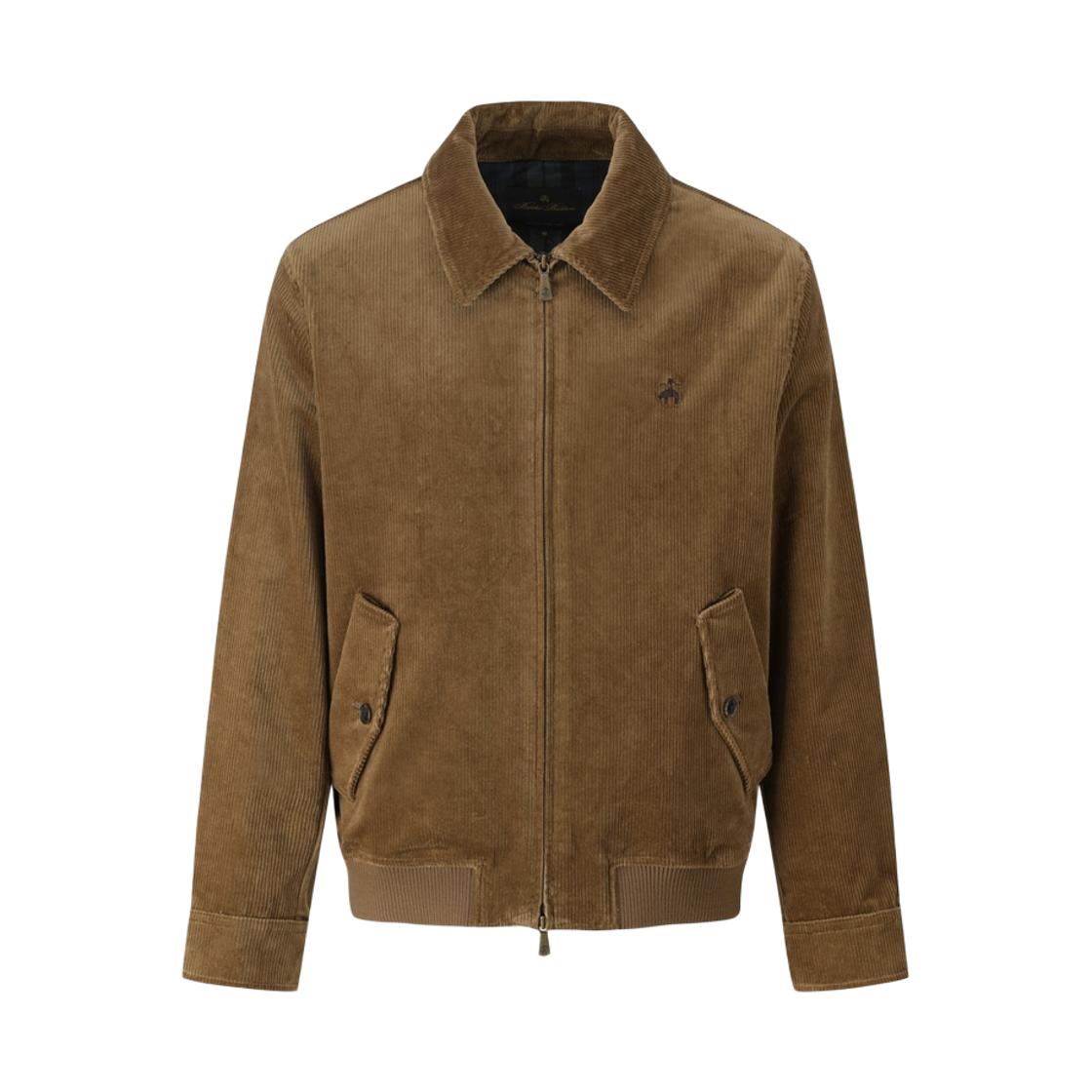BBOTMBG310-ZBE BrooksBrothers Corduroy Drizzler Jacket Beige
