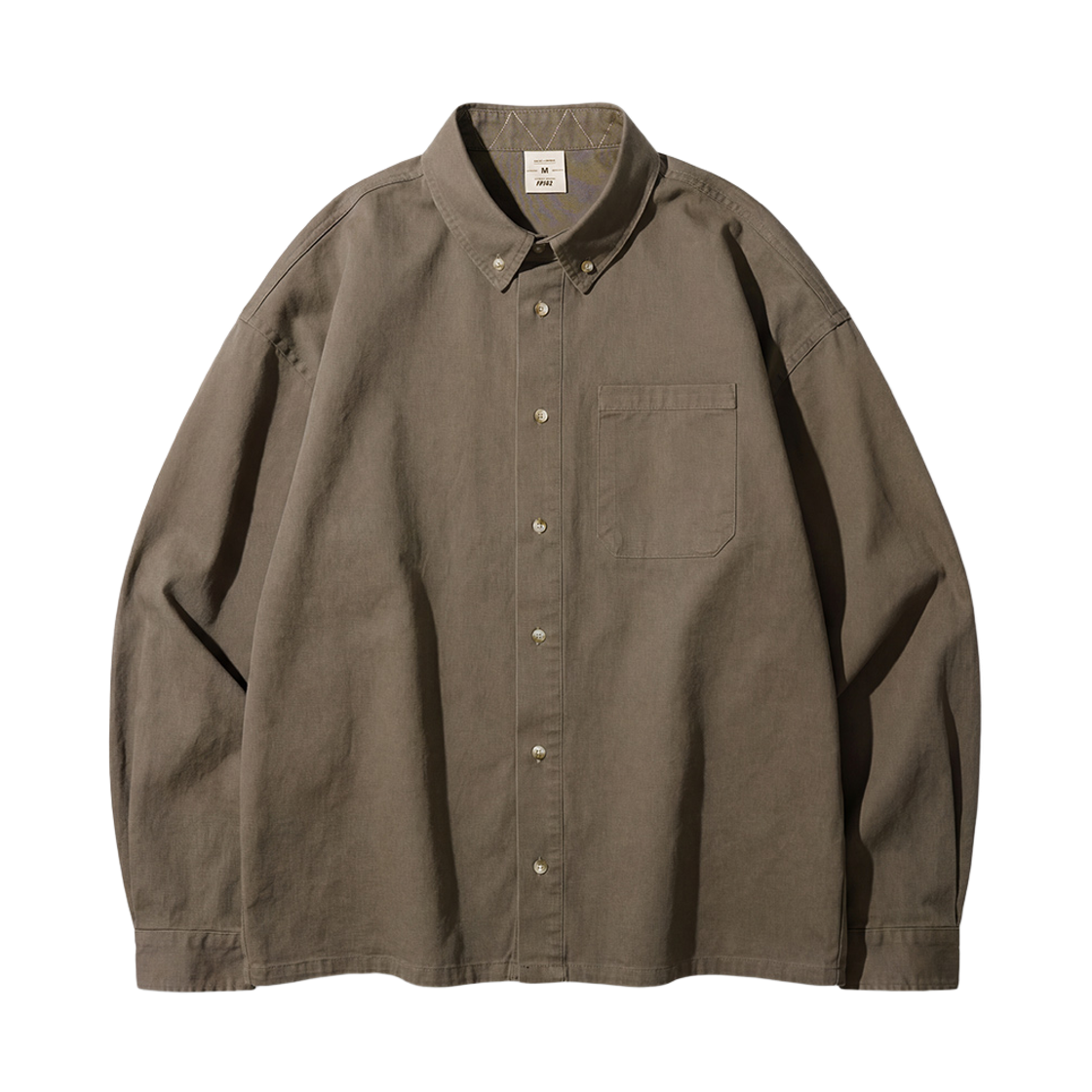 SMLS1561_Khakichestnut_29 FP142 Built Work Shirt Khakichestnut SMLS1561