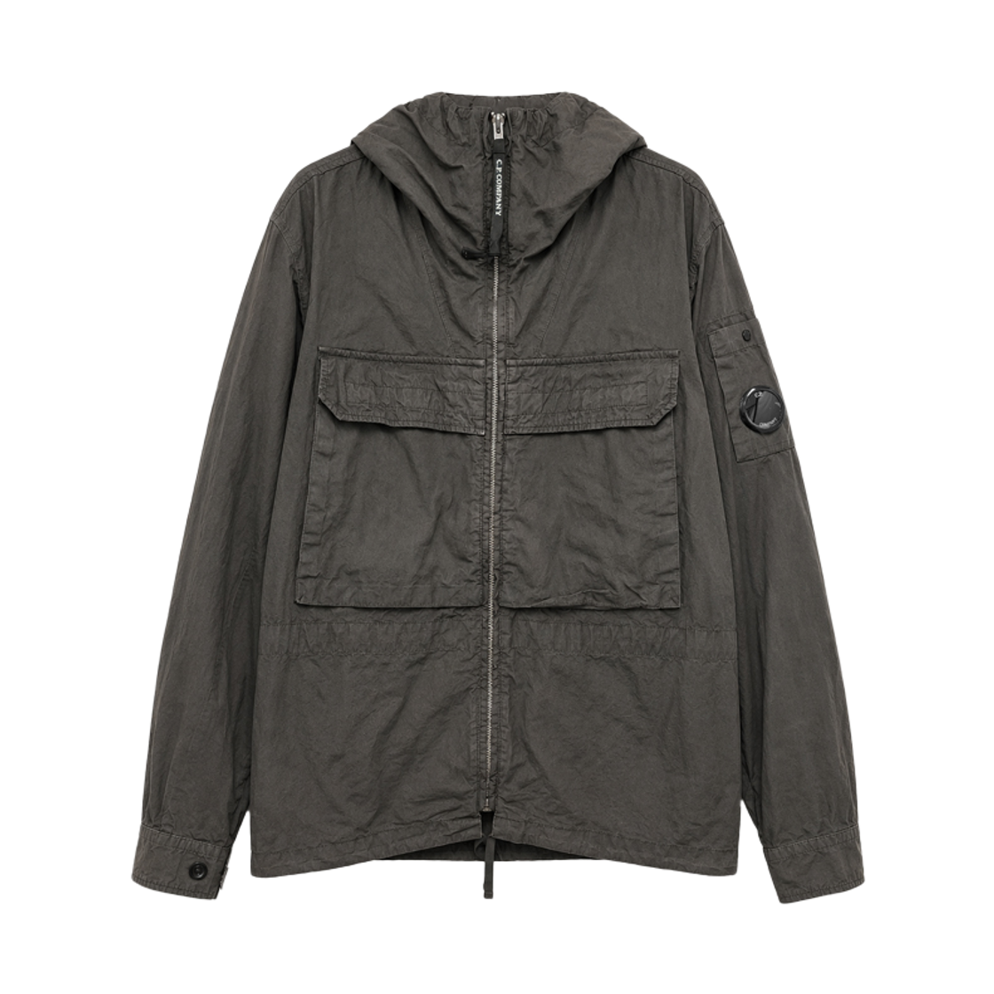 20CMOS076A 110324G 921 [25% 쿠폰] C.P. Company Micro-Reps Hooded Lens Overshirt Gunmetal Grey - 26SS
