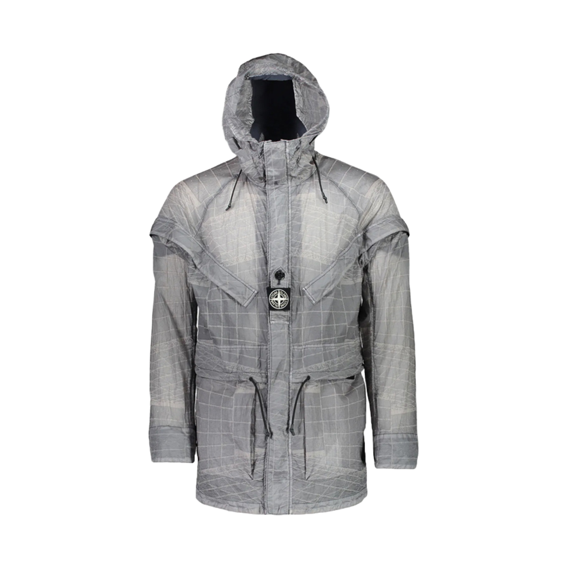 741542999 V0063 [15% 쿠폰] Stone Island 42999 Reflective Grid Lamy TC Jacket Pewter Grey - 21SS