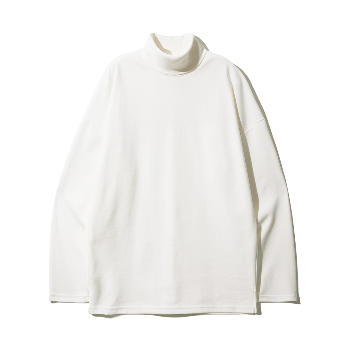 YHLT2309_ivory_k JEMUT Tens Overfit Turtleneck T-Shirts Ivory YHLT2309