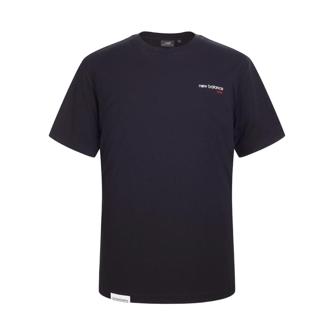 NBNED21023-19 New Balance Essential Big Logo T-Shirt Black