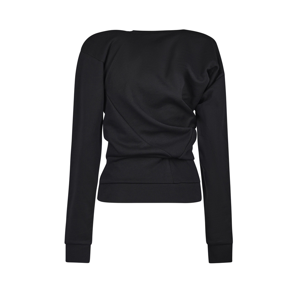 [25% 쿠폰] (W) 비비안 웨스트우드 헤보 HEBO 드레이프 맨투맨 블랙 - 25FW([25% 쿠폰] (W) Vivienne Westwood Hebo Drape Sweatshirt Black - 25FW) - 3