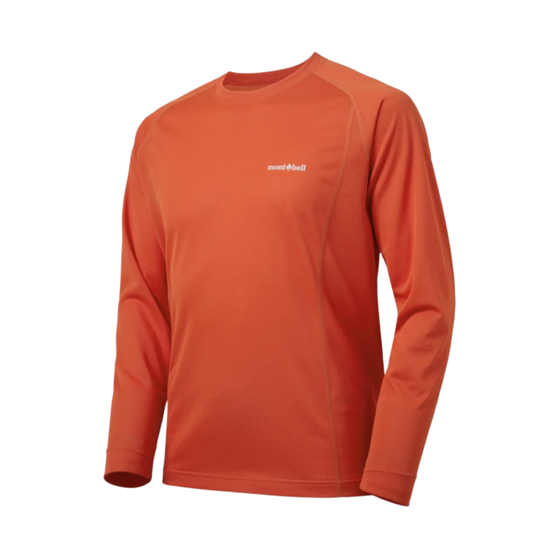 2304499 Montbell Cool Long Sleeve T-Shirt Orange 25