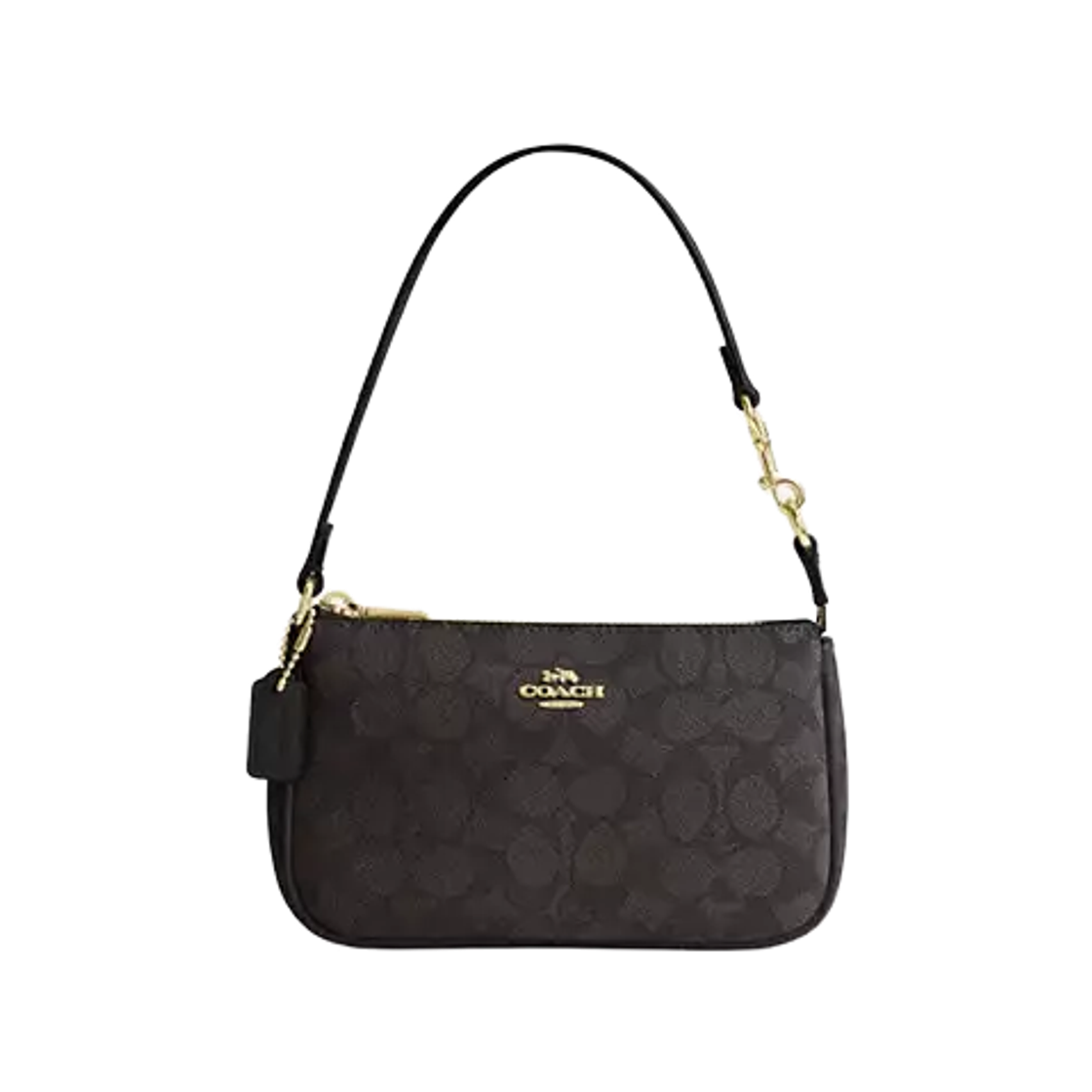 CW426-IMXAQ Coach Nolita 19 In Signature Canvas Imitation Gold Black