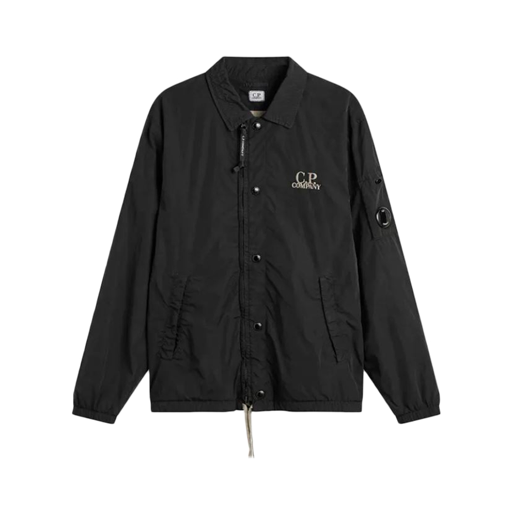 [25% 쿠폰] C.P. 컴퍼니 크롬-R 지퍼 렌즈 오버셔츠 블랙 - 26SS([25% 쿠폰] C.P. Company Chrome-R Zipped Lens Overshirt Black - 26SS) - 2