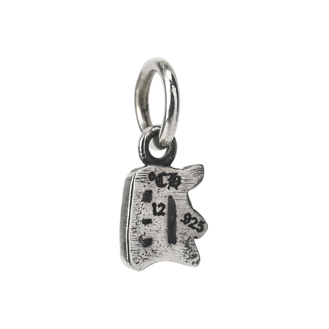 크롬하츠 미니 알파벳 스택 D 이니셜 펜던트 실버(Chrome Hearts Mini Alphabet Stack D Initial Pendant Silver) - 2