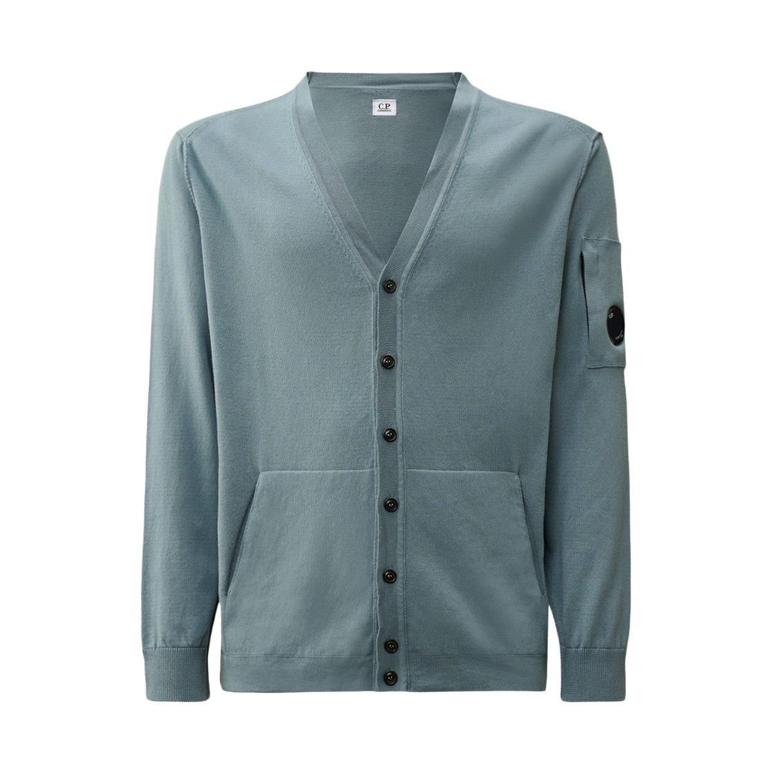 18CMKN076A 004037A 872 [25% 쿠폰] C.P. Company Lens Badge Cardigan - 25SS