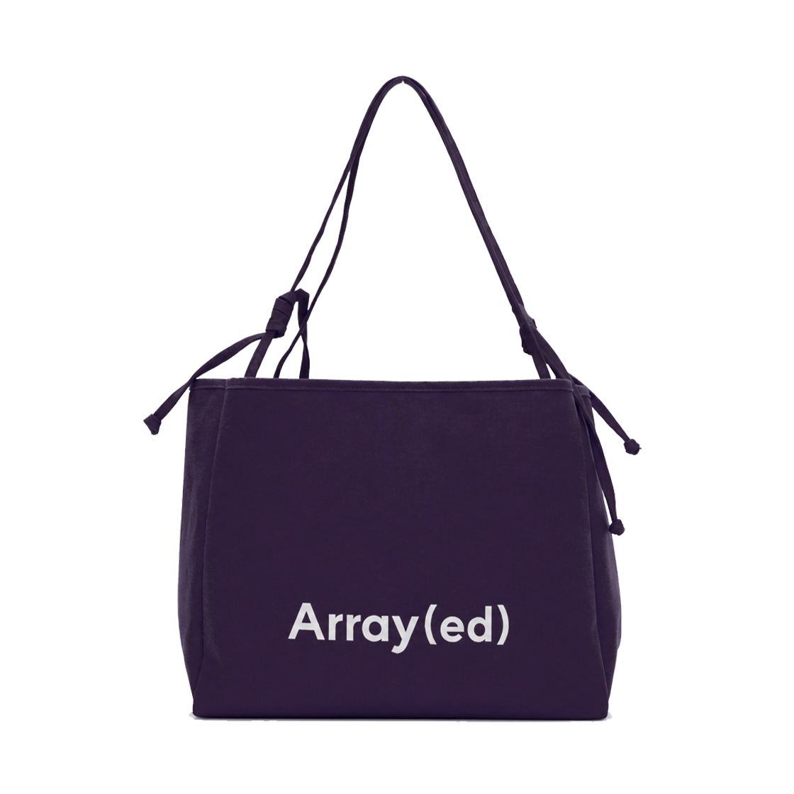 어레이드 에센셜 캔버스 쇼퍼백 블루(Arrayed Essential Canvas Shopper Bag Blue) - 2