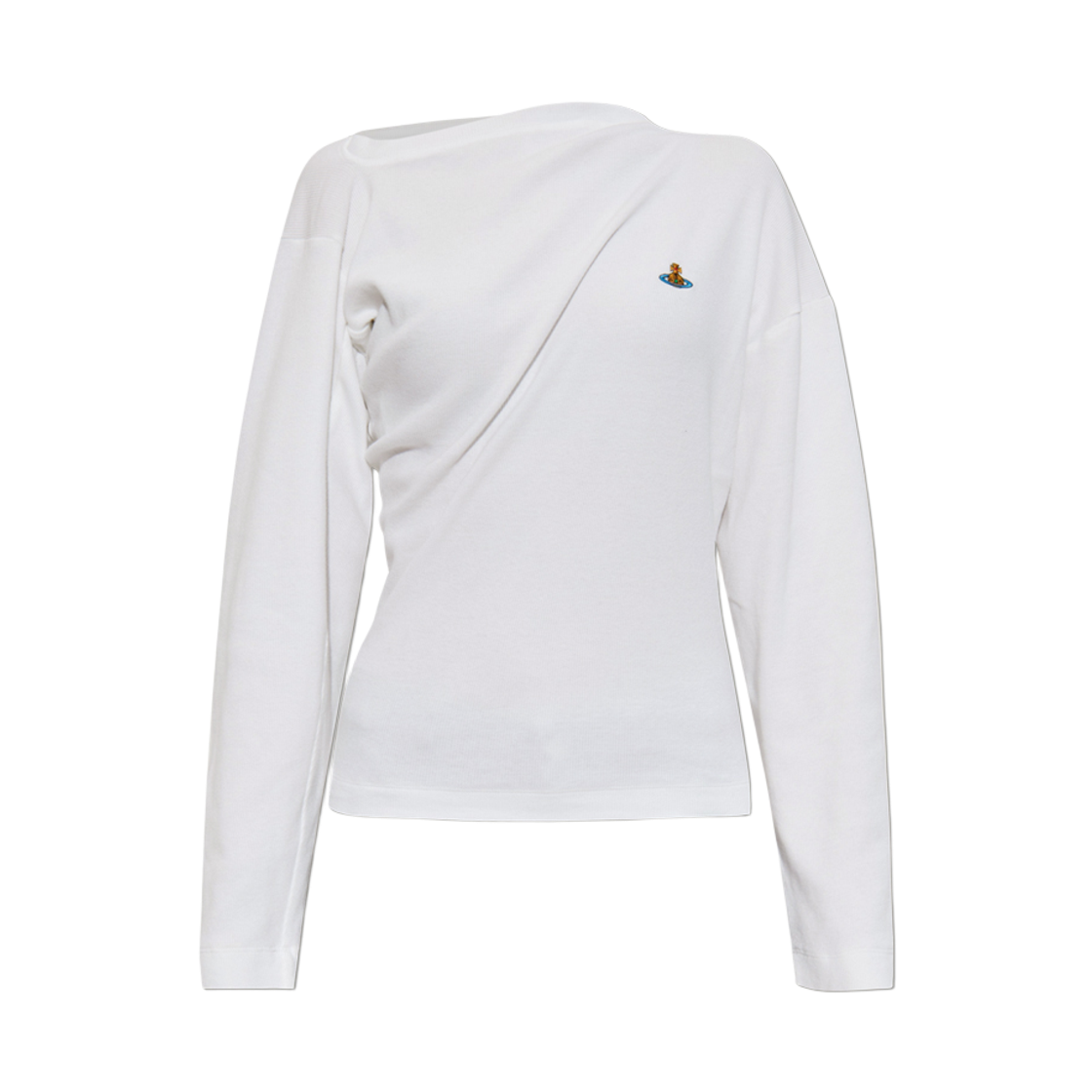 3G01003Y J009C A401 [25% 쿠폰] VIvienne Westwood Ribbed Top White