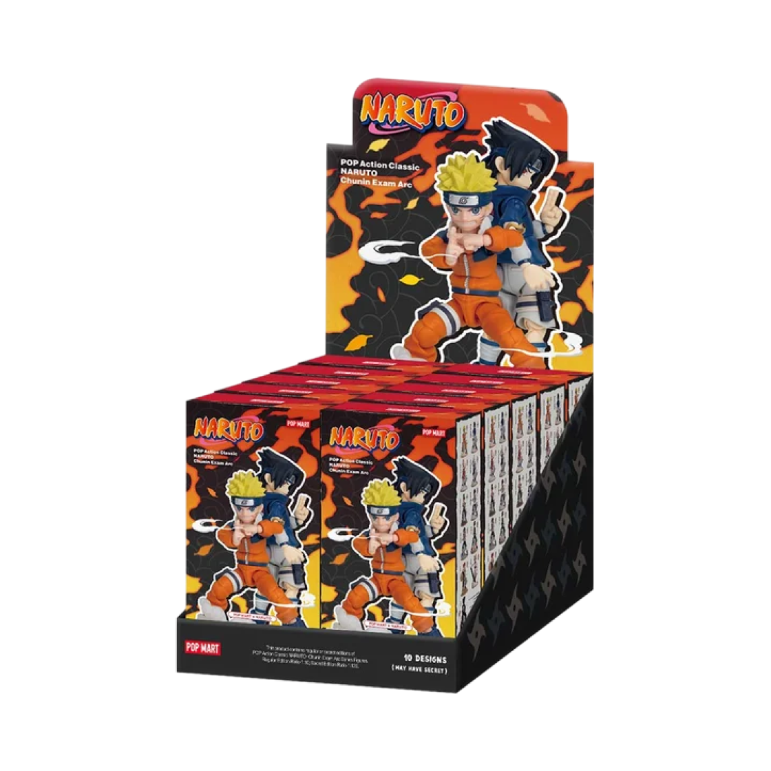 - Pop Mart Pop Action Classic Naruto Chunin Name Exam Arc Series Figures Sealed Case (10 Blind Boxes)