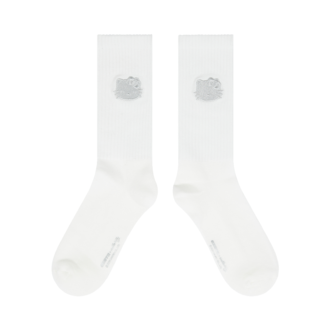 젠티 x 헬로 키티 삭스 크롬 01 화이트(Gentii x Hello Kitty Socks Chrome 01 White) - 2