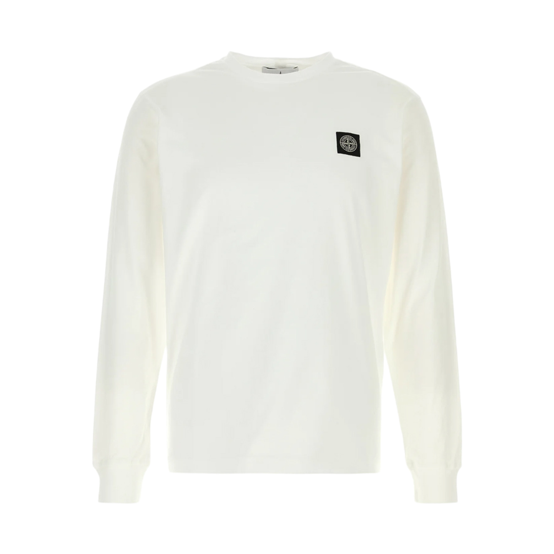 L1S15 2100031 S0013 V0001 [25% 쿠폰] Stone Island 2100031 Compass Print Long Sleeve T-Shirt White - 26SS