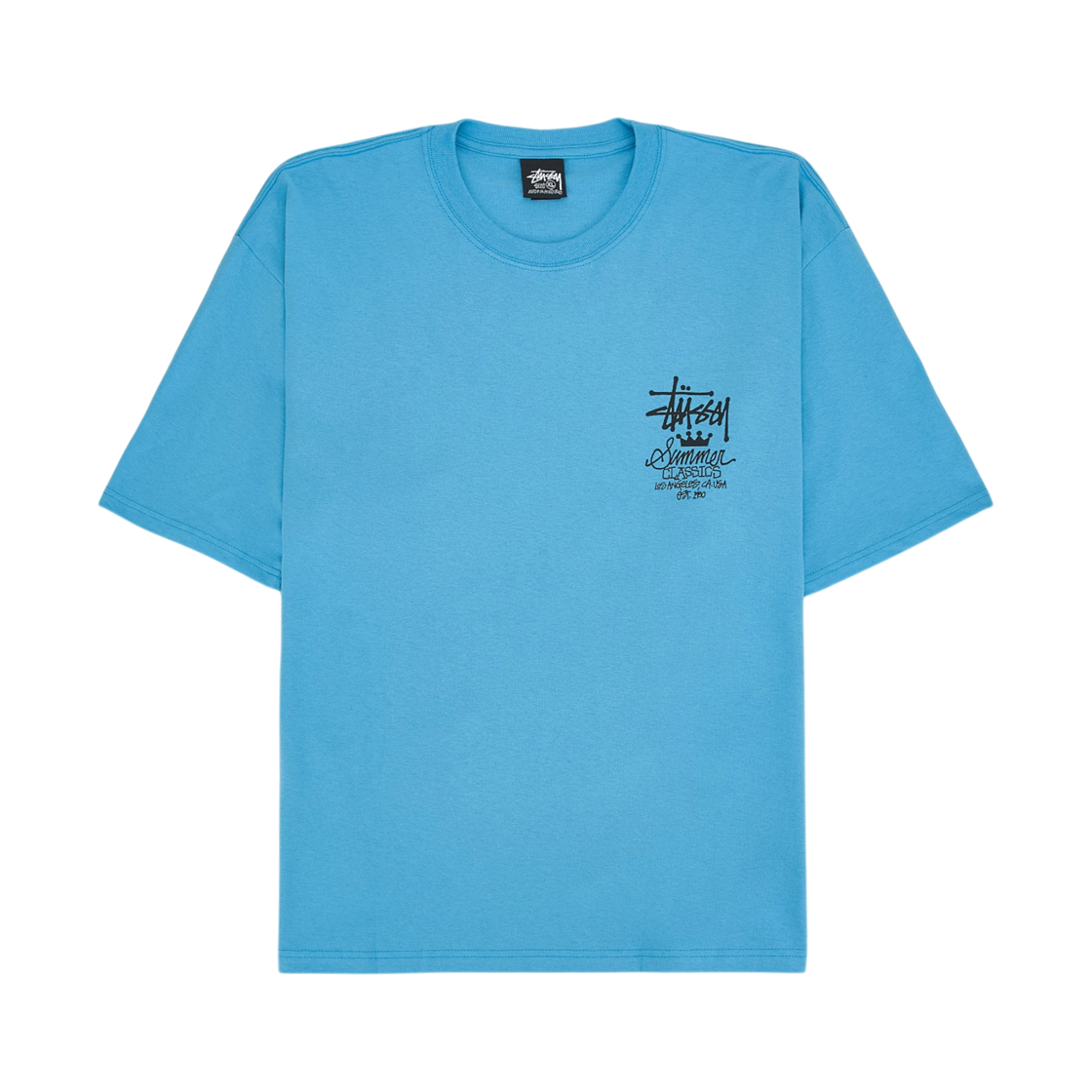 스투시 썸머 클래식 티셔츠 스카이 블루(Stussy Summer Classics T-Shirt Sky Blue) - 2