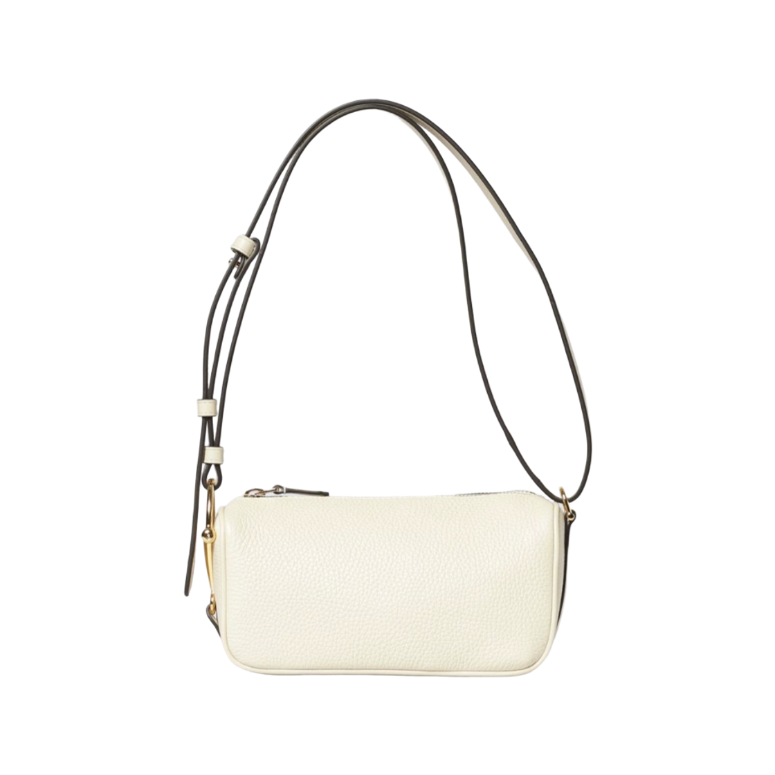 860784-AAFW0-9540 Gucci Half Horsebit Mini Shoulder Bag White