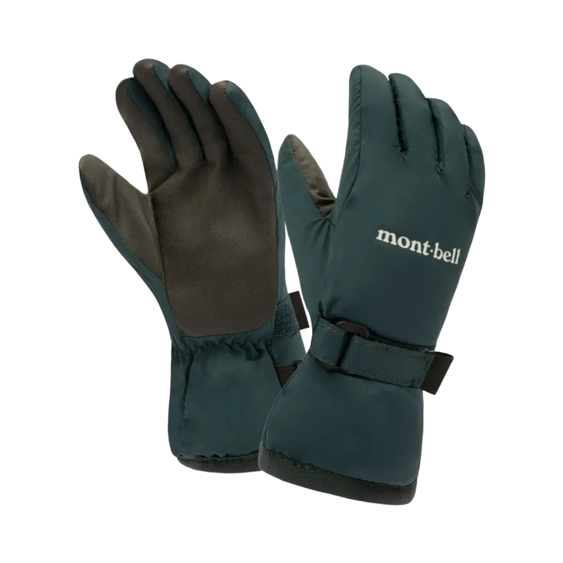 1118724 (Kids) Montbell Light Winter Trekking Gloves Blue Green
