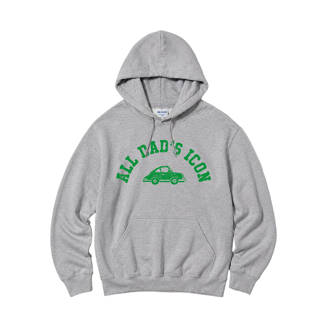 88500_copy Gildan x Vintage Collection ALL DADS ICON Hooded Sweatshirt Gray