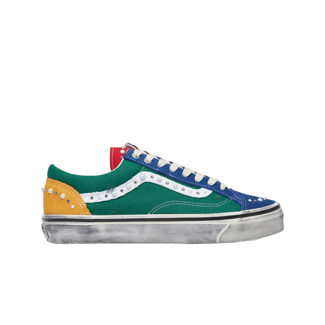 VN000E8VBGK1 Vans Premium Old Skool 36 LX Pearlized Yacht Club Green