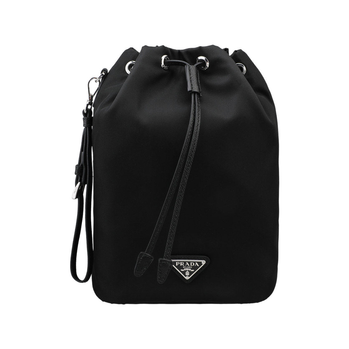 1NS369 R067 F0002 [25% 쿠폰] Prada Re-Nylon Drawstring Pouch Black