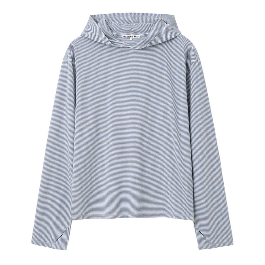 ML917UBL milloarchive Lin Stripe Hoodie Multi Blue