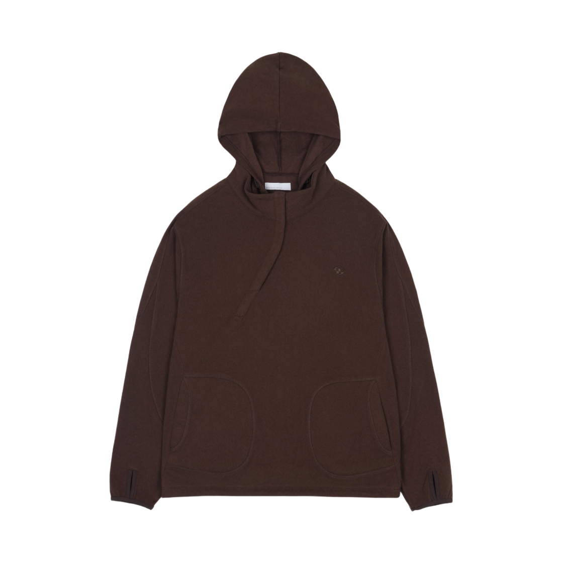 산산기어 레이어드 후디 브라운(Sansan Gear Layered Hoodie Brown)