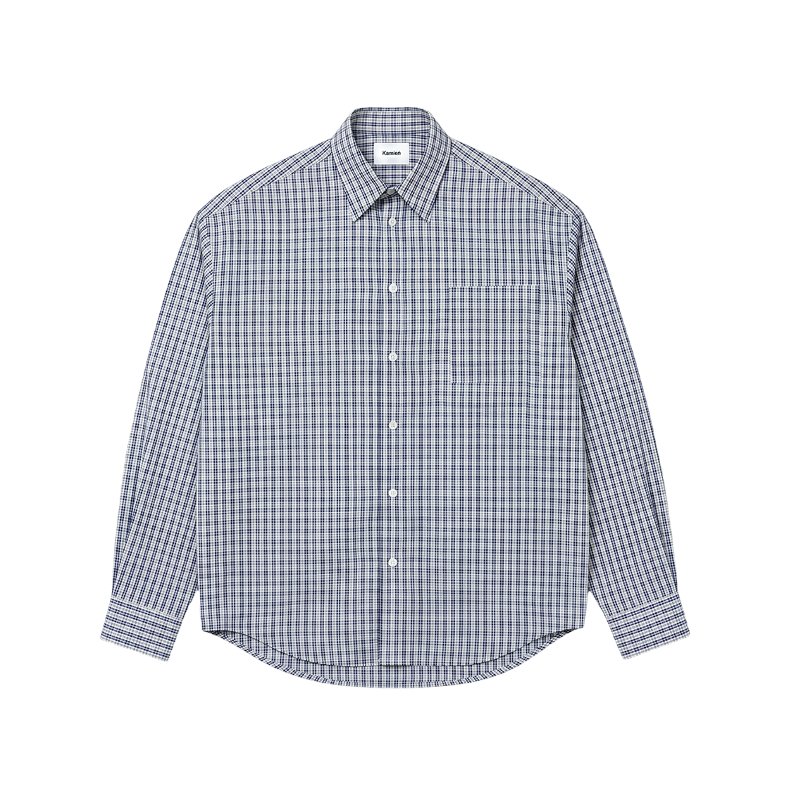 카미엔 파인 그리드 체크 셔츠(Kamien Fine Grid Check Shirt) - 1