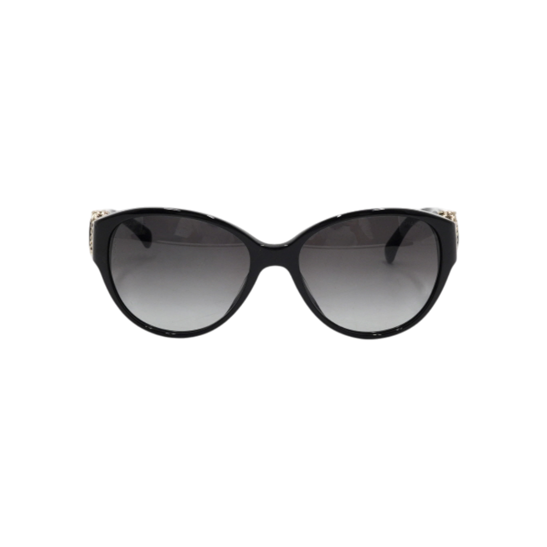 IT58673NBPO9 Chanel Black Frame CC Button Women Sunglasses
