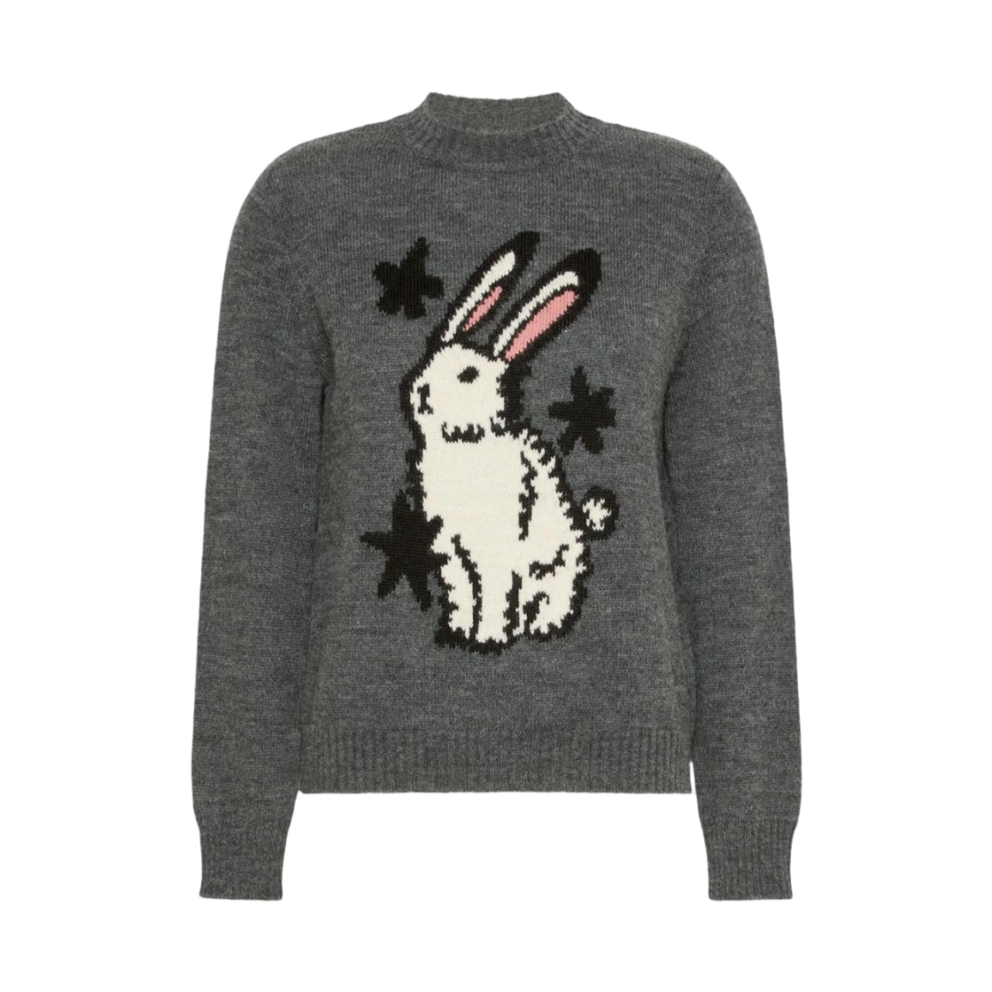 NITRA-003 (W) Weekend Max Mara Nitra Alpaca and Wool Blend Yarn Sweater Medium Grey