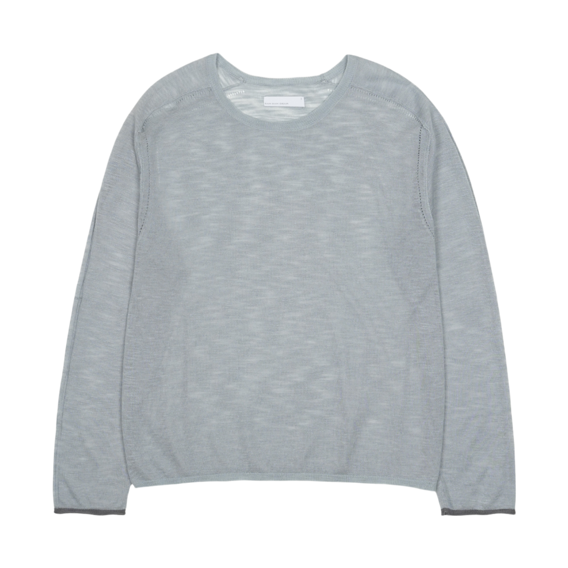 SG26FWTOKN001 Sansan Gear Layered Knit Sky Blue