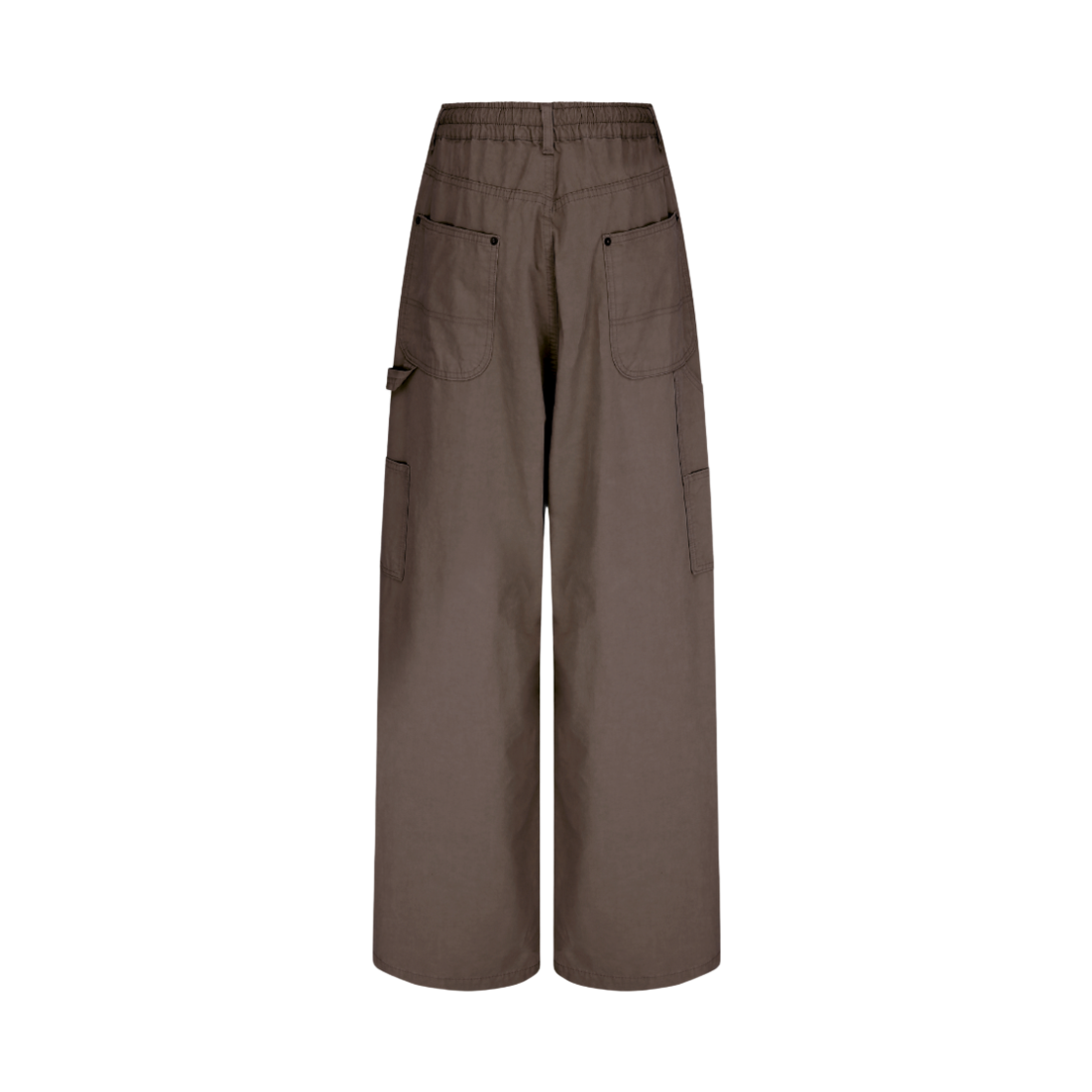 랑거 와이드 니 패널 워시드 팬츠 브라운(Langer Wide Knee Panel Washed Pants Brown) - 2