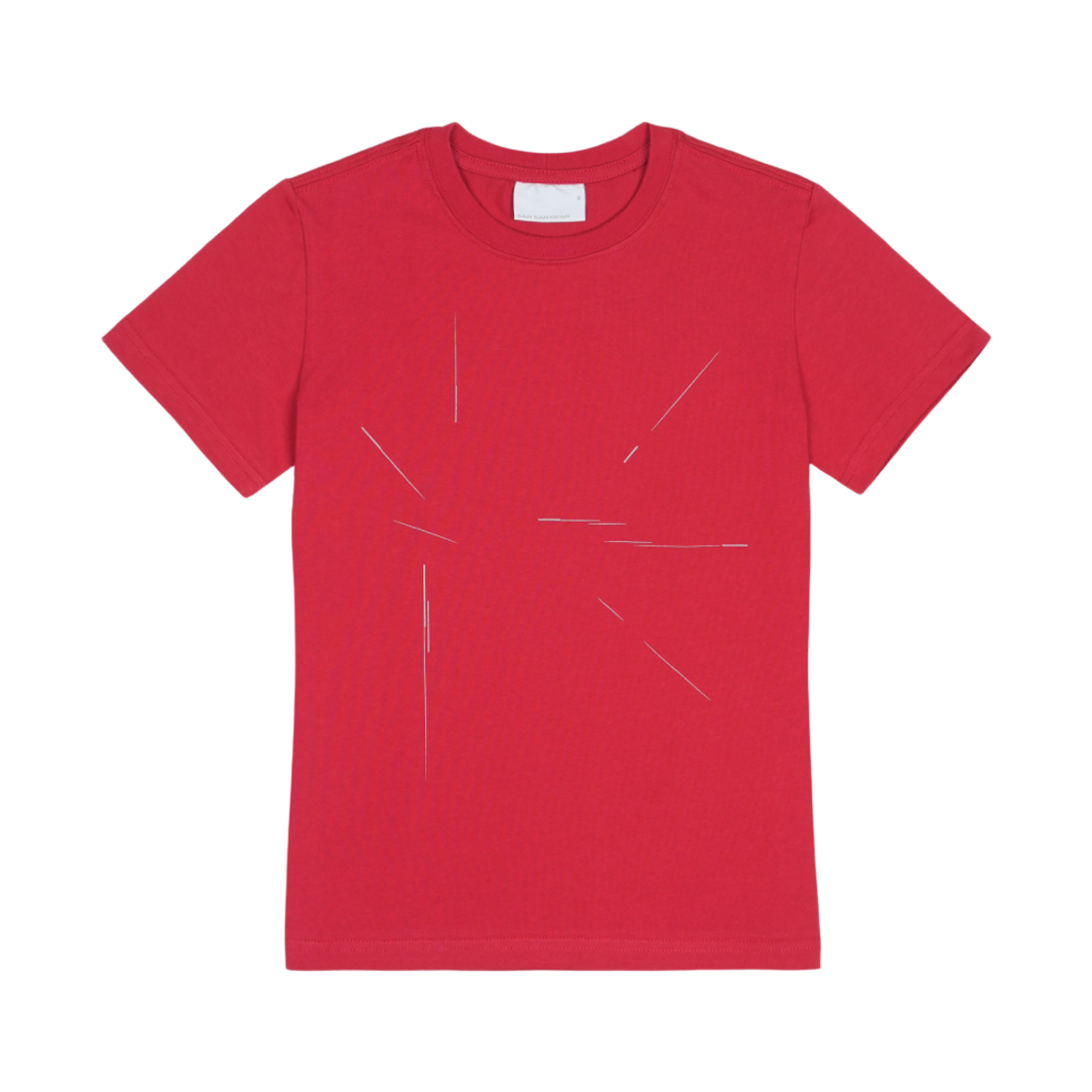 산산기어 인시전 티셔츠 레드_0(Sansan Gear INCISION T-SHIRT RED_0)