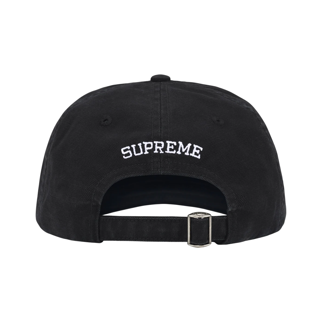 슈프림 워시드 캔버스 S 로고 6-패널 블랙 - 26FW(Supreme Washed Canvas S Logo 6-Panel Black - 26FW) - 2