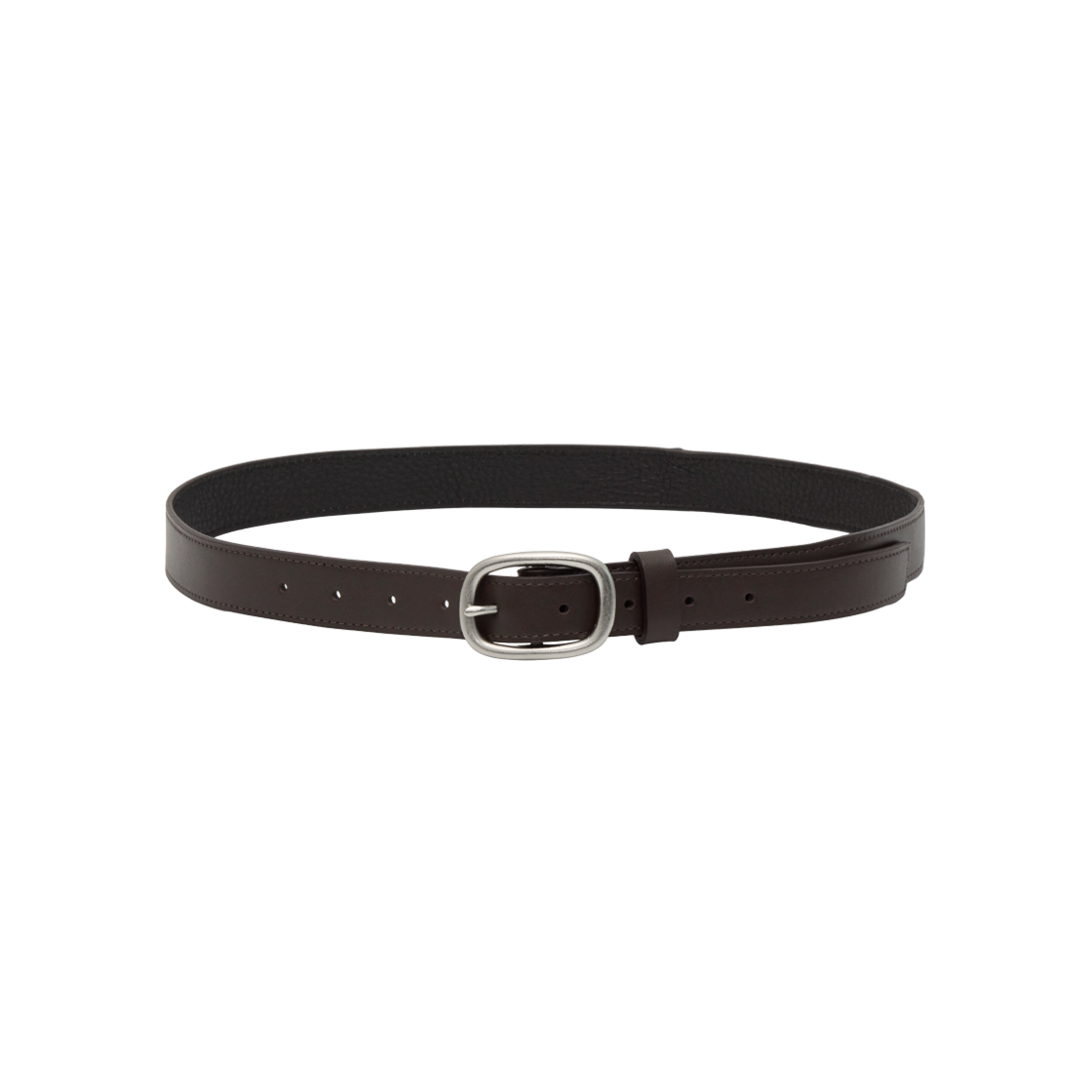 PL6LBE0021C0 Polyteru Soft Square Belt Brown