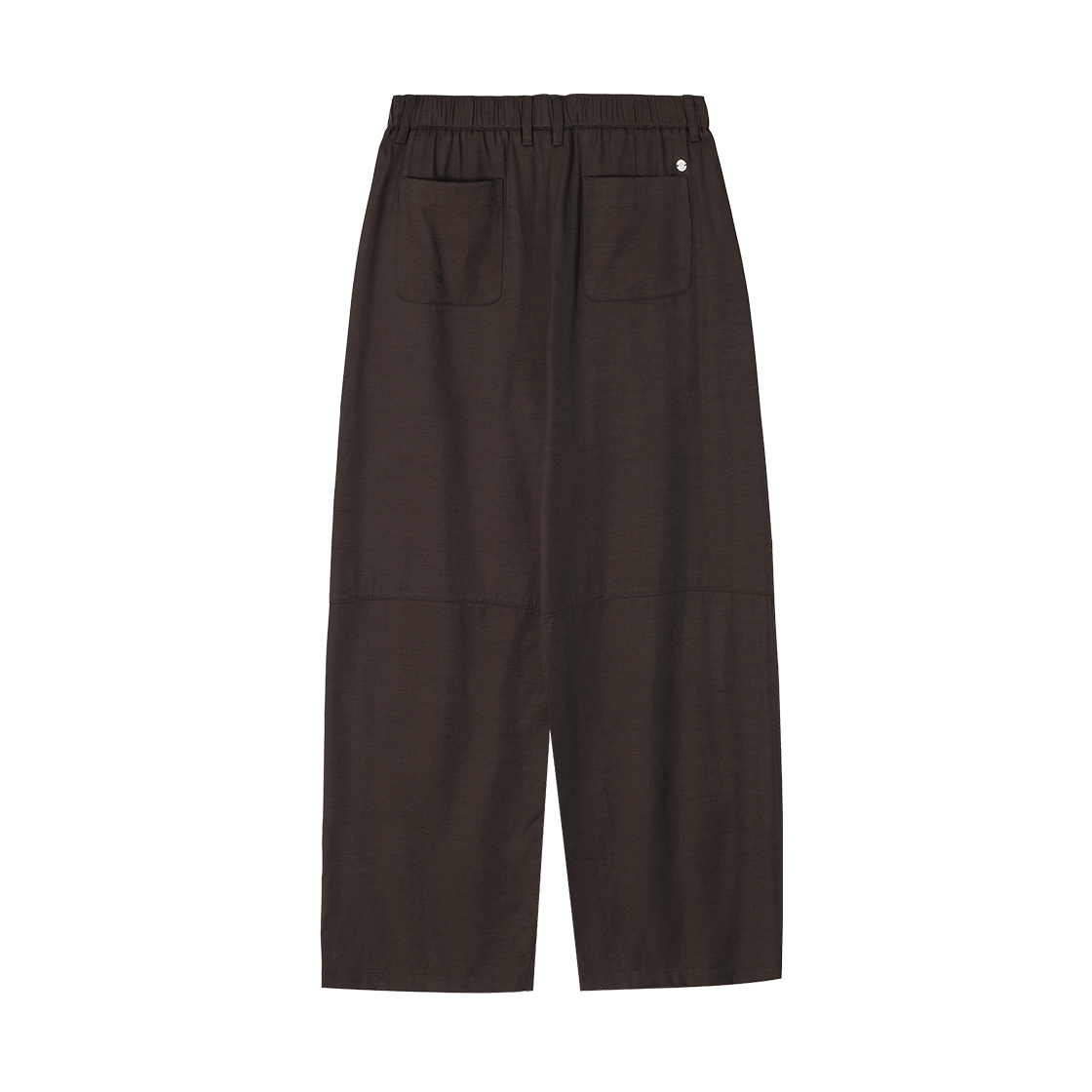 (W) 송지오 커브드 와이드 팬츠 브라운((W) SONGZIO Curved Wide Pants Brown) - 2